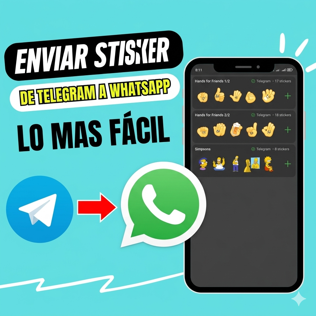 Como PASAR Stickers de TELEGRAM A&hellip;