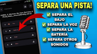 APLICACION UNMIX SEPARADOR DE VOZ ANDROID 5
