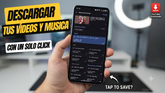 Seal App: La mejor App para descargar videos y audio de YouTube, Instagram y Facebook 5 Negro Amarillo y Blanco Moderno Grabacion Miniatura de YouTube 20260720 135034 0000